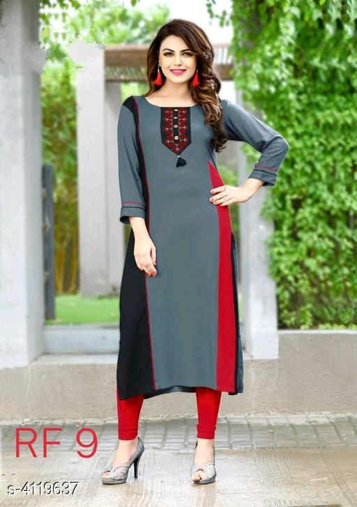 Thumbnail: Alisha Alluring Rayon Kurtis(PR589) 