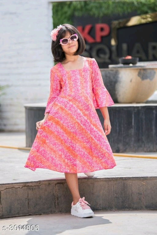 Thumbnail: Attractive Kid's Girl's Dress (PR45F) 