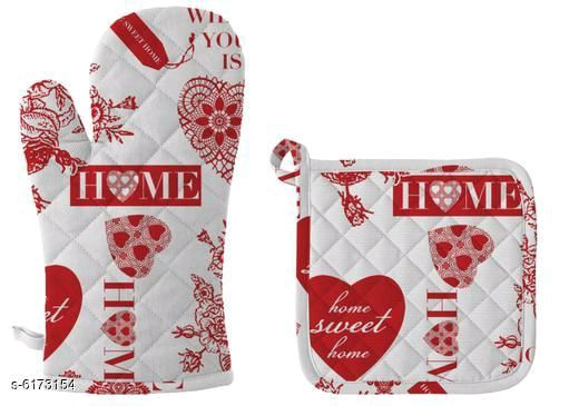 Thumbnail:  Elegant Gloves & Pot Holder Combo  (PR3F) 