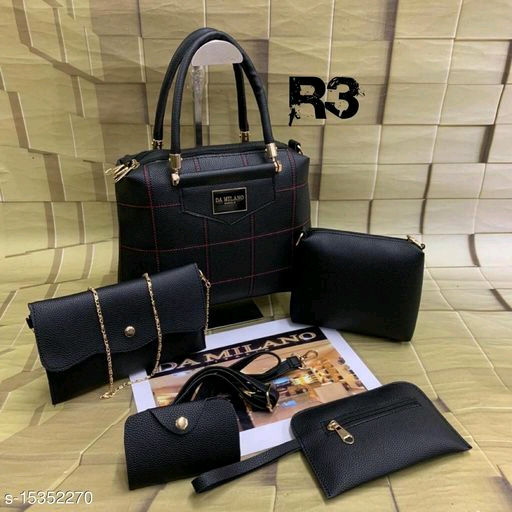 Thumbnail: Elegant Classy Handbag Set (PR6-1F) 