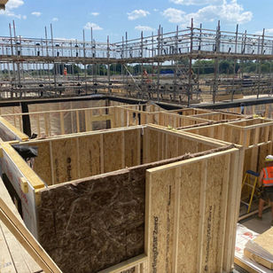 Pinewood Structures Using SterlingOSB Zero Across Its Offsite Systems