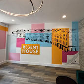 Bradite Packs A Punch In 2SistersUK Office Mural!