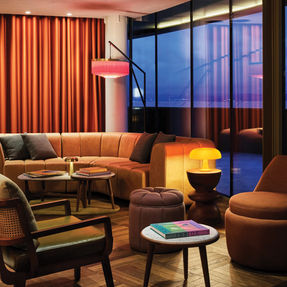 Edinburgh Luxury Hotel's Circular Terrazzo Flooring