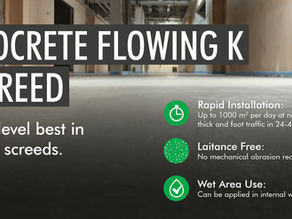 Flowcrete Partners With Cemfloor To Launch Next-Generation Flowing K For High-Performance Screed