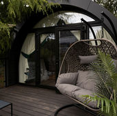 Luxury Glamping Pods At The NEC Feature Kinedo Shower Cubicles