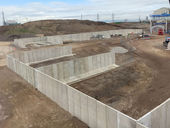 FP McCann ‘L’ Walls Form Construction Aggregate Stock Bays At Bristol Based Recycling Facility