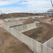 FP McCann ‘L’ Walls Form Construction Aggregate Stock Bays At Bristol Based Recycling Facility