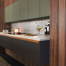 The Height Of Luxury With Keller’s Marbling Moods Kitchen