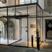 Glass Entrance Lobby Creates Automatic Entrance To Oxford Chapel