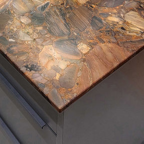 Krakatoa Quartz: Bring Warmth To The Space With A Mesmerising Fusion Of Red, Bronze And Gold