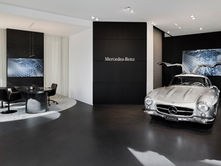 HIMACS In Sanremo From The Aurora Colour Range Highlights The Unique Brand Experience At The Stars@Mercedes-Benz-Store 