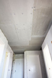 Marmox Fireboard Offers Safe Soffit For Radiant Heaters In Hampshire Home