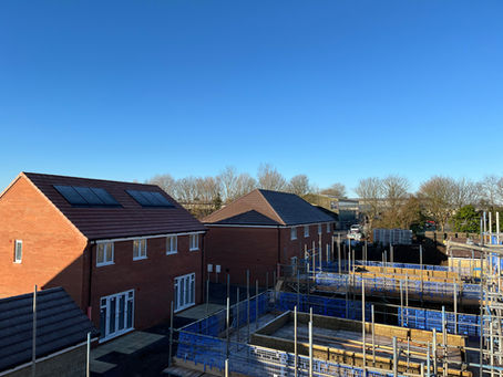 FP McCann Thin Flat And Multi Ridge Roof Tiles Installed On Somerset Housing Development 