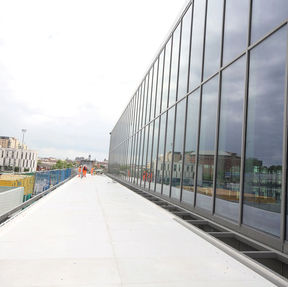 Belfast Transport Hub Features Magply A1 Fire Resistant Roof Build-Up