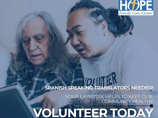 Volunteers Needed at HOPE