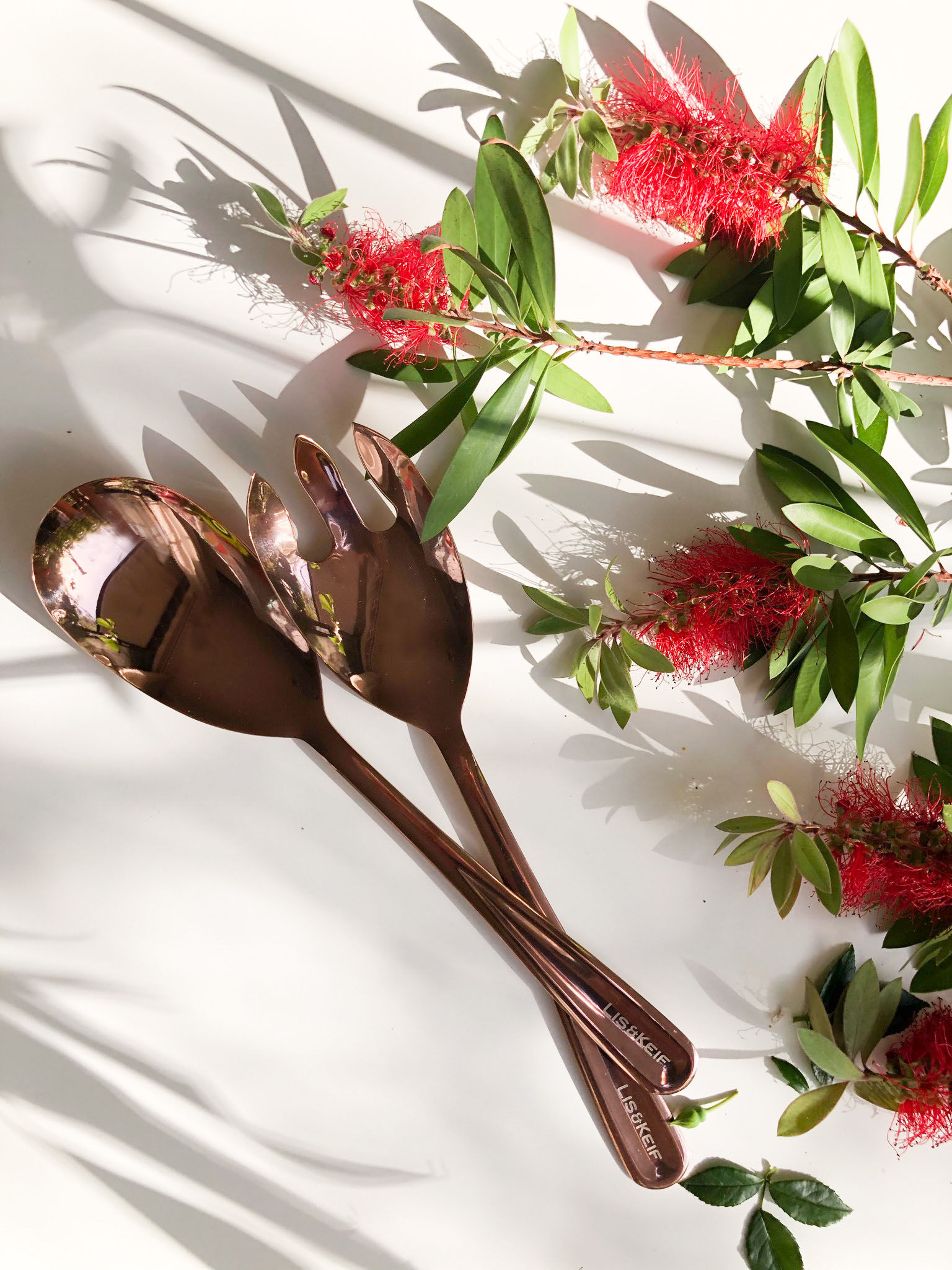 Sustainable Stainless Steel Salad Server Set (2 pieces)