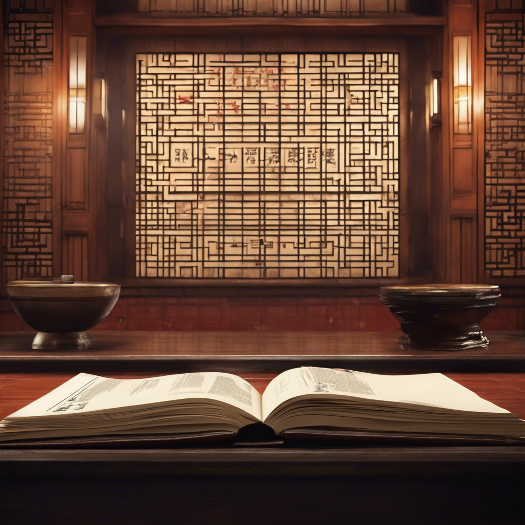 Illustration of I-Ching hexagrams