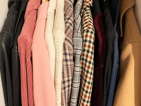 The Wardrobe swap out.