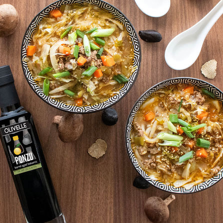 Miso Cabbage Udon Soup