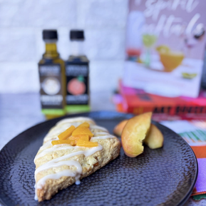 Brown Butter Peach Scones