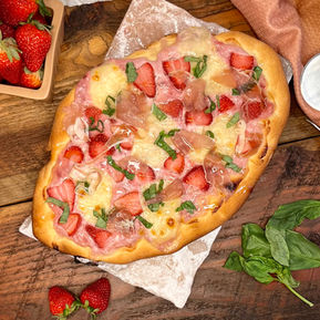 Strawberry Lemon Flatbread