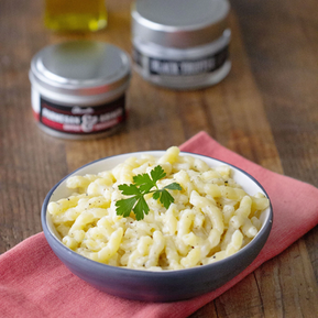 Effortless Busiate Truffled Alfredo