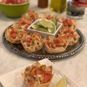 Chicken Wonton Bites