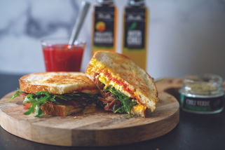 Hatch Chili Breakfast Sandwich
