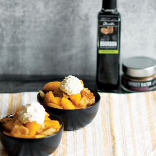 Bourbon Peach Cobbler