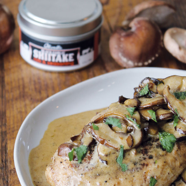 Pan Roasted Chicken with Mushrooms