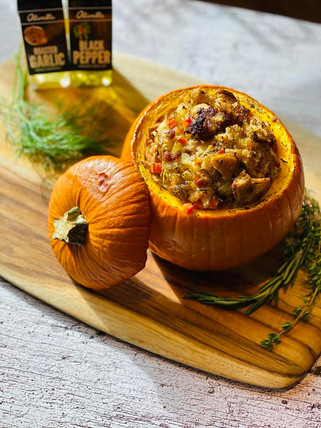 Fennel & Apple Stuffing Stuffed Pumpkin