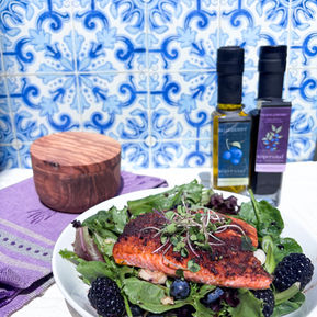Huckleberry Salmon Salad