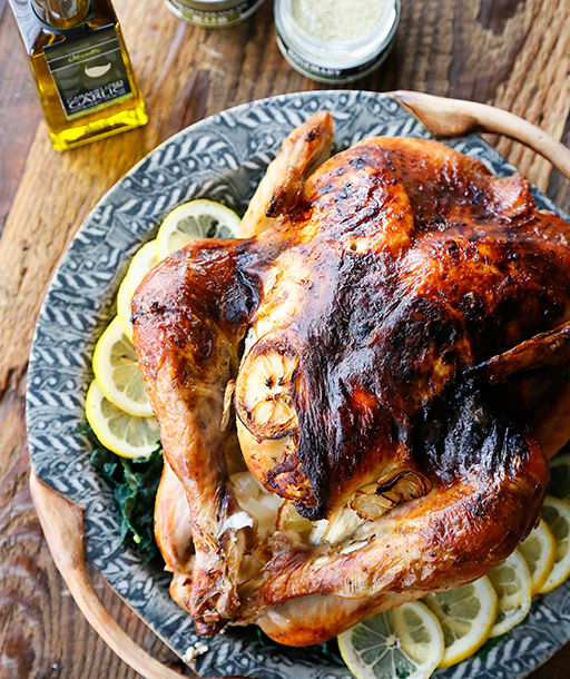 Garlic & Lemon Greek Roasted Turkey
