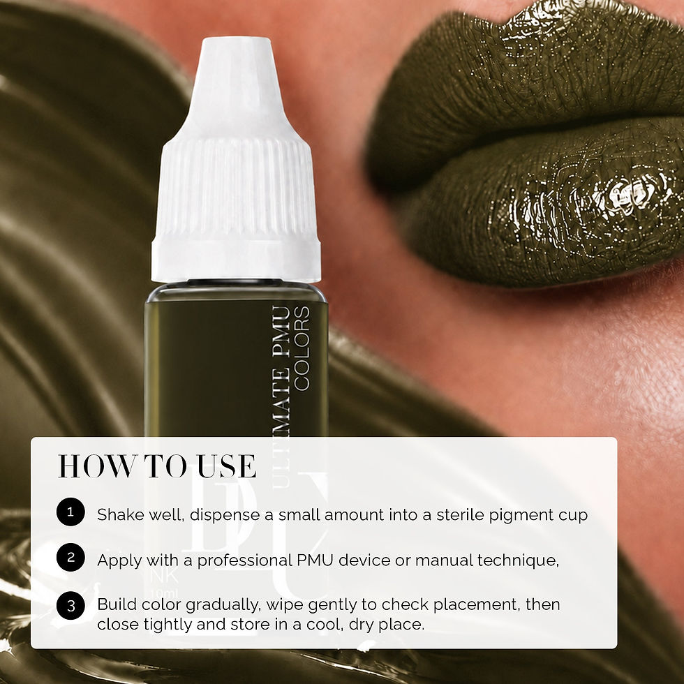 Miniatura: Pigmento PMU DLUX 12 ml, aplicación en servicio de belleza