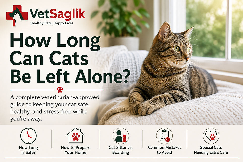 Kediler Ne Kadar Süre Yalnız Bırakılabilir