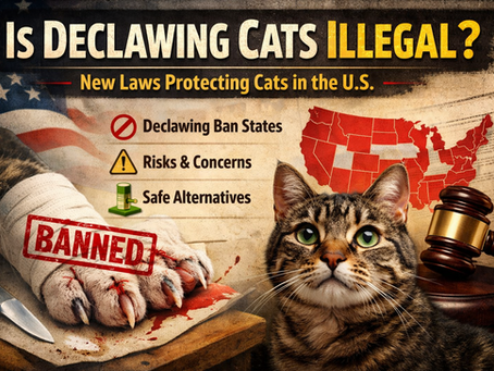 Is Declawing Cats Illegal? New Laws Protecting Cats in the United States