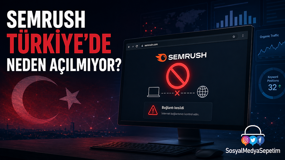 Semrush Türkiye’de erişime engellendi