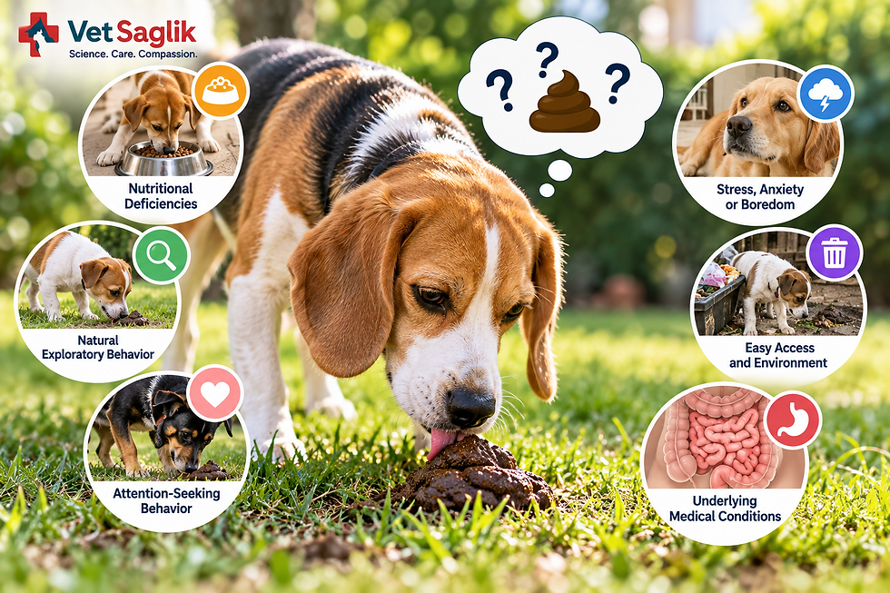 por qué los perros comen excremento