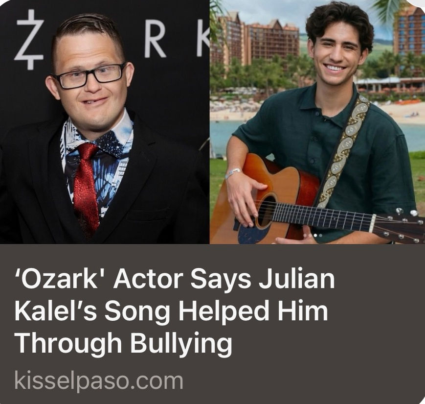 "Ozark" actor says Julian Kalel's Song helped him through bullying