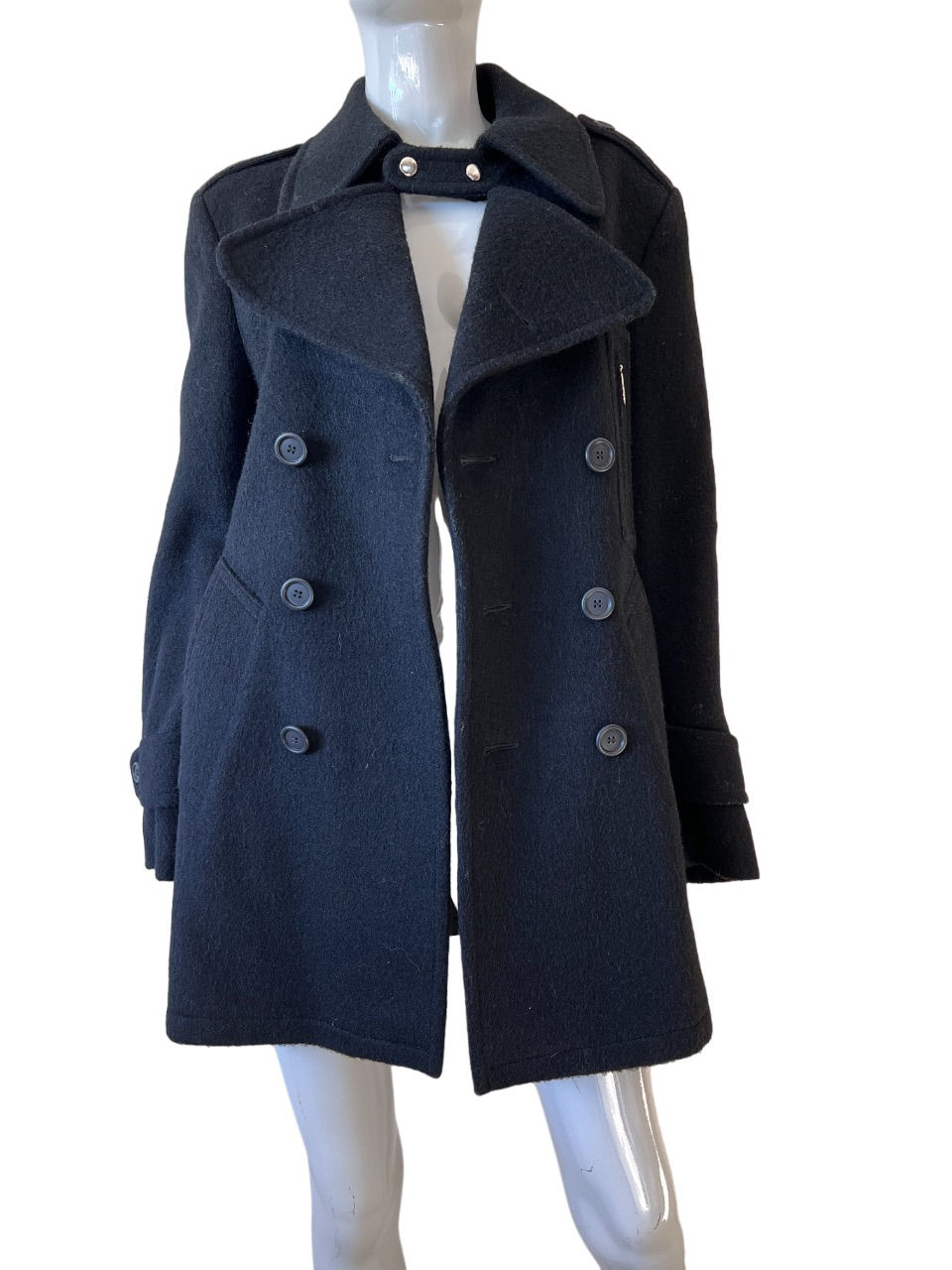 Schneiders black wool women's coat