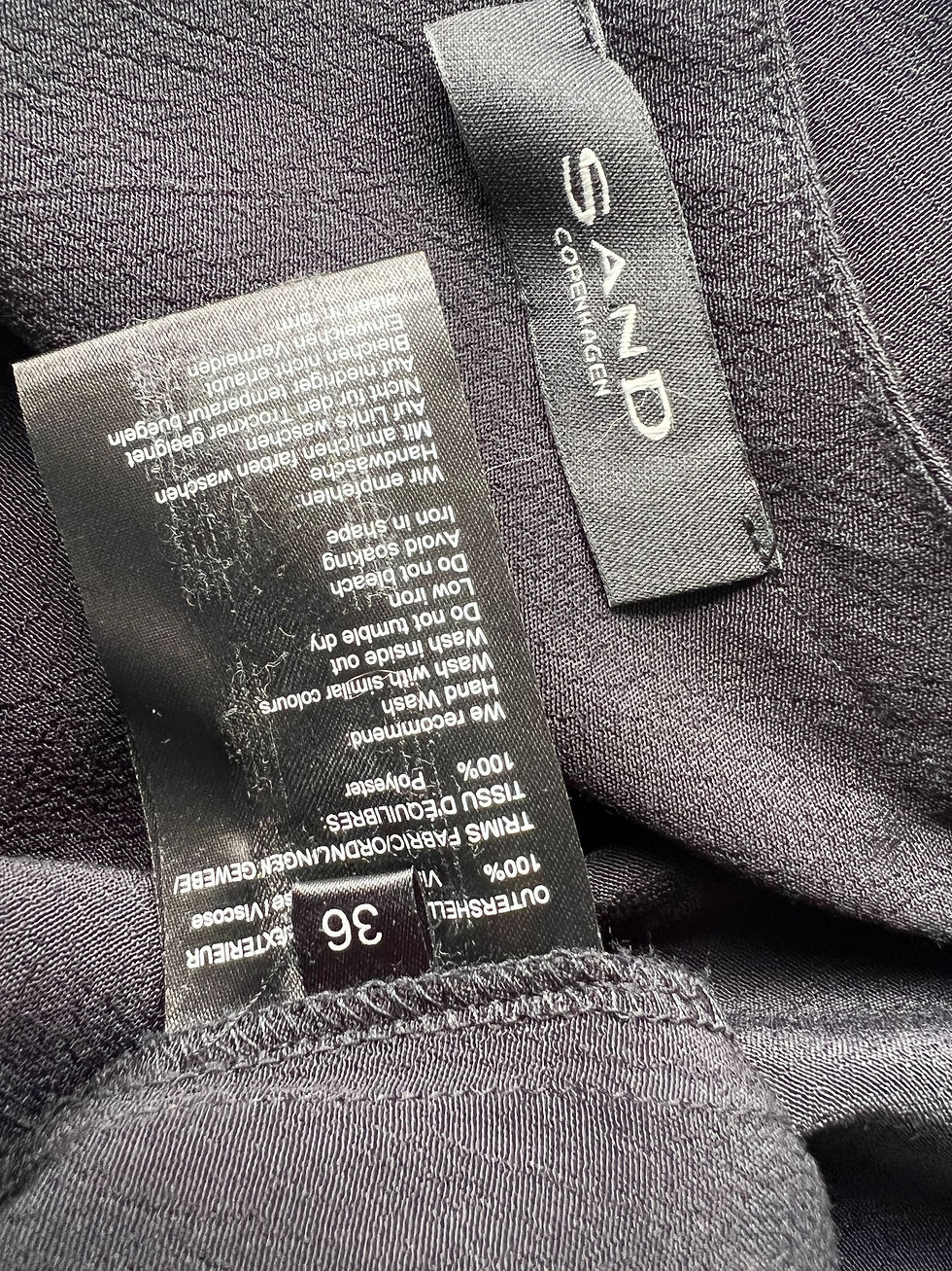 Miniaturbild: Schwarze Bluse von Sand Copenhagen