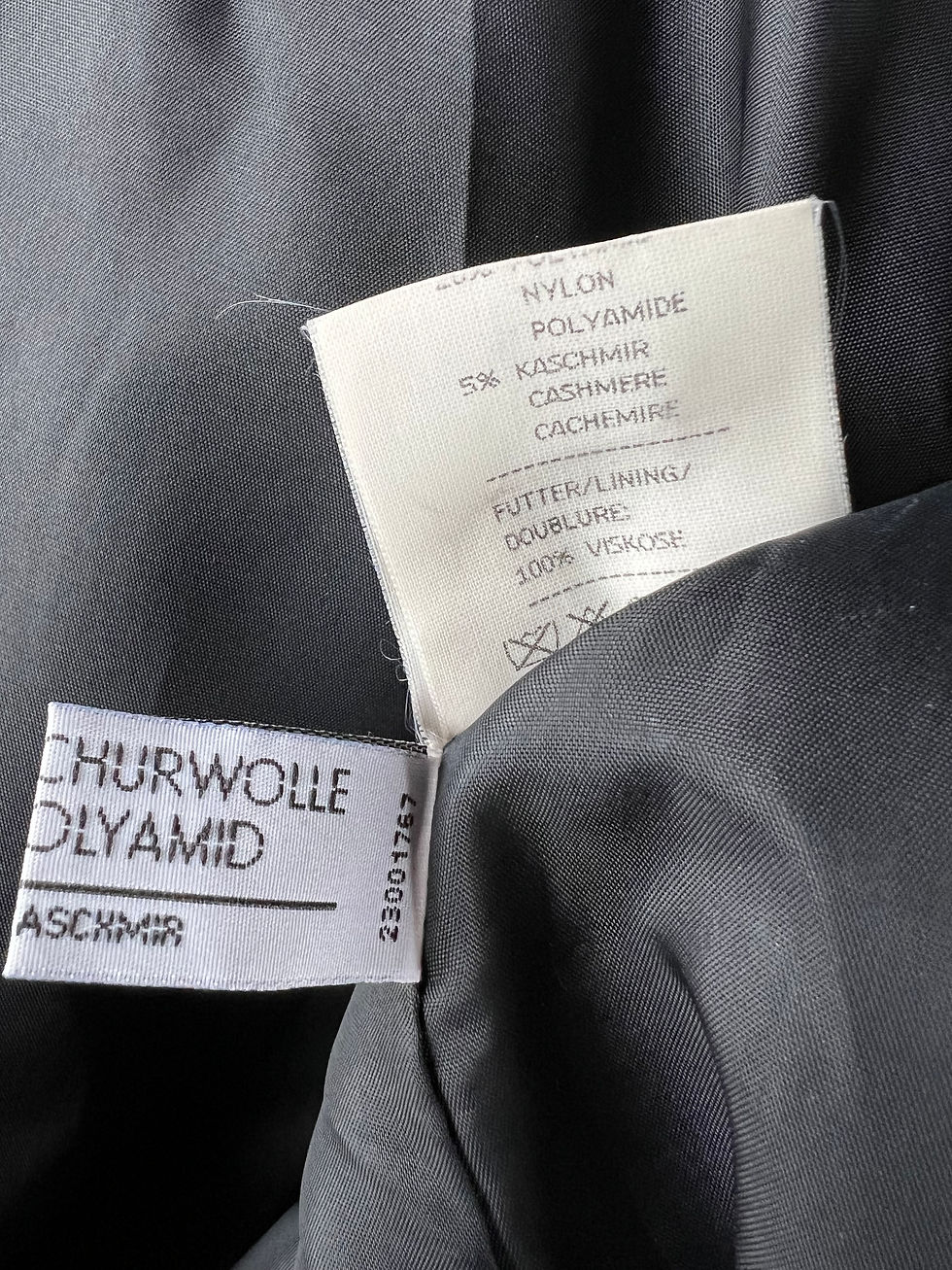 Thumbnail: Petite Mademoiselle wool with cashmere coat