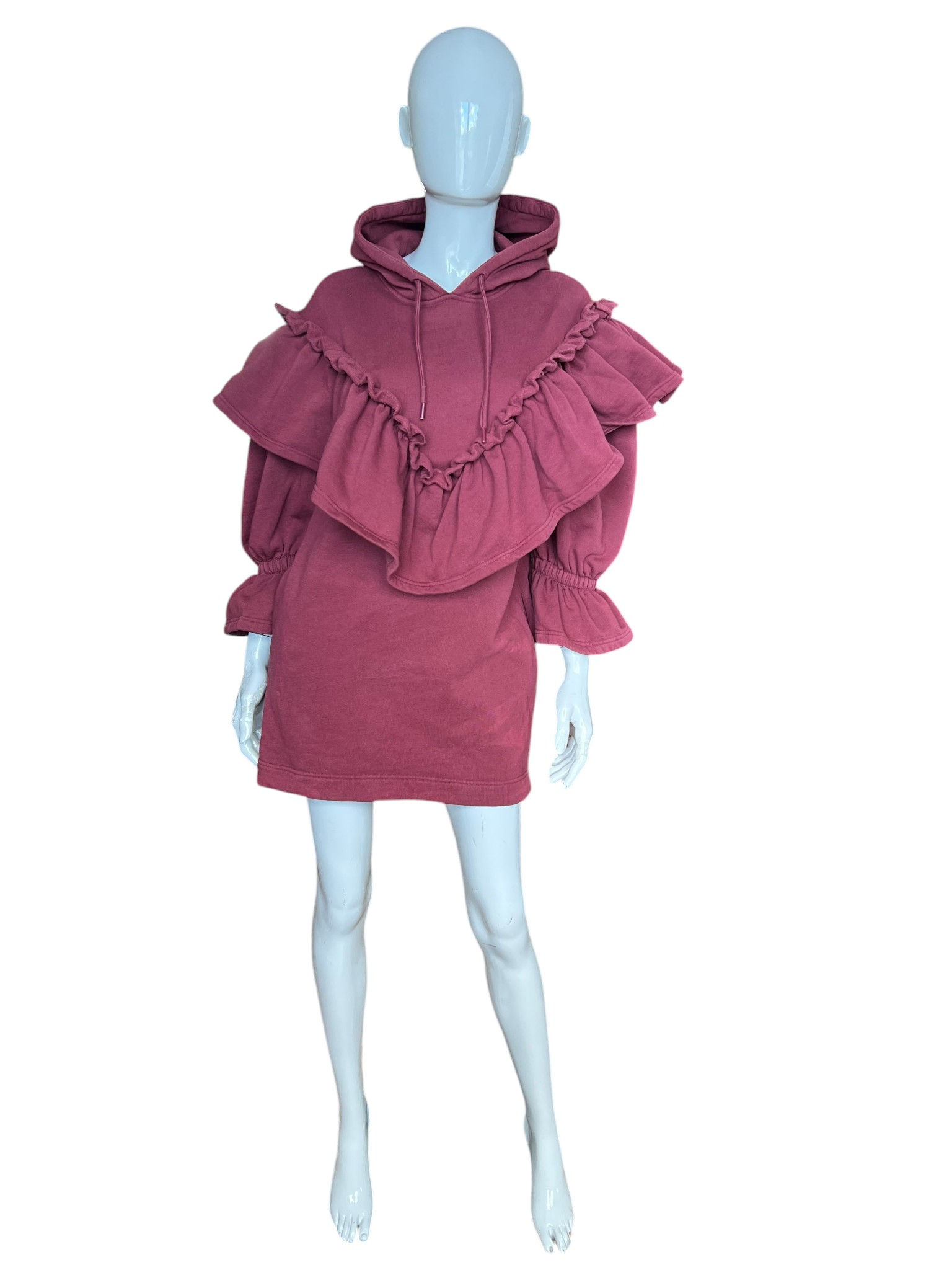 Viktor & Rolf everywar ruffle hooded dress