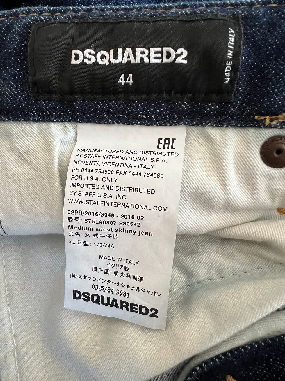 Thumbnail: 02PR/2016/3946-2016 02 Dsquared2 women's mid waist skinny jeans