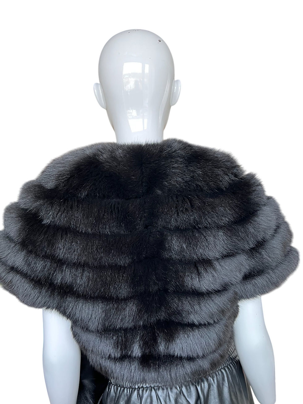 Miniaturbild: Takeshy Kurosawa real fur black   cape