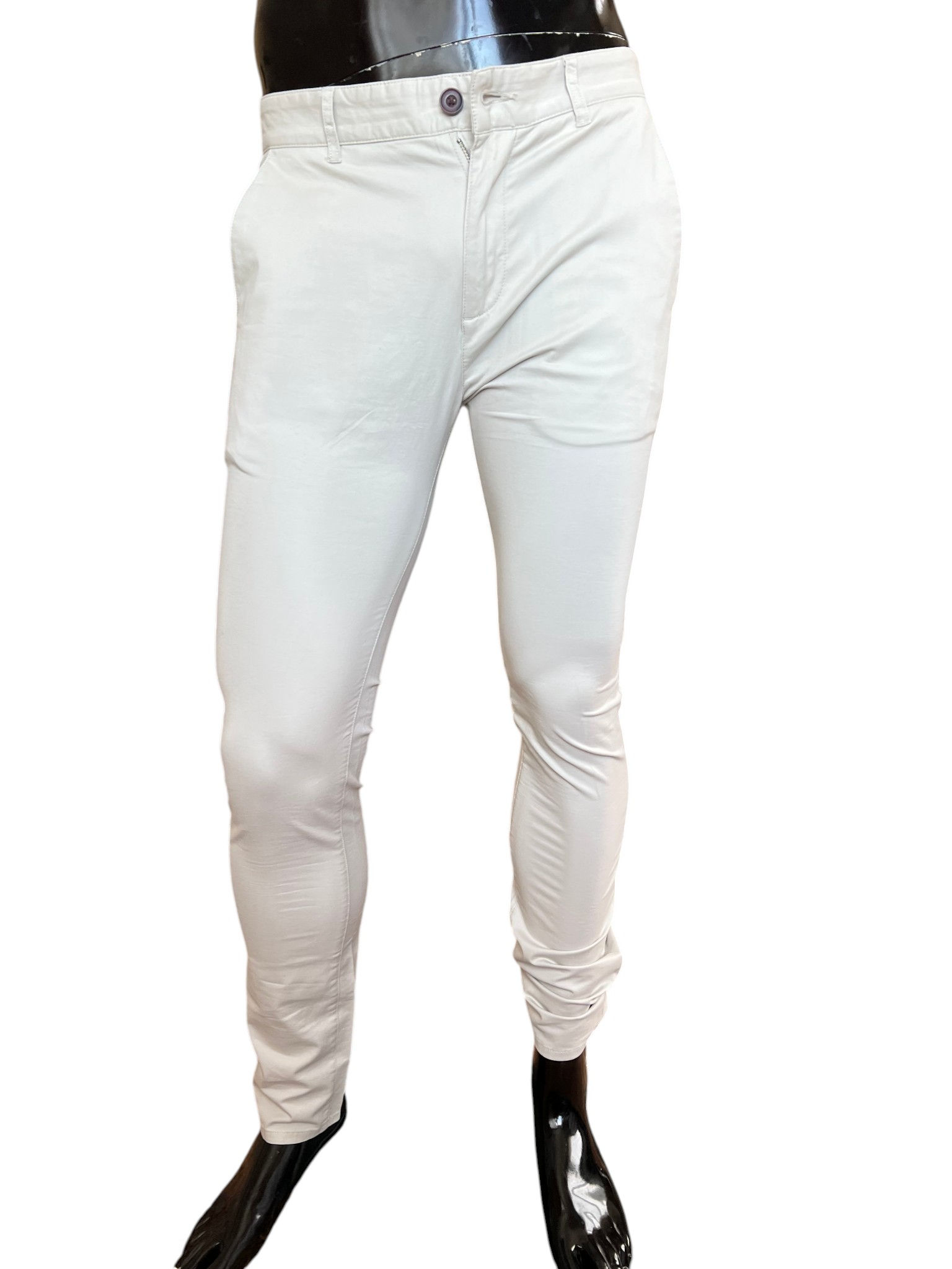 Farah Drake Chino Twill White Smoke men's pants