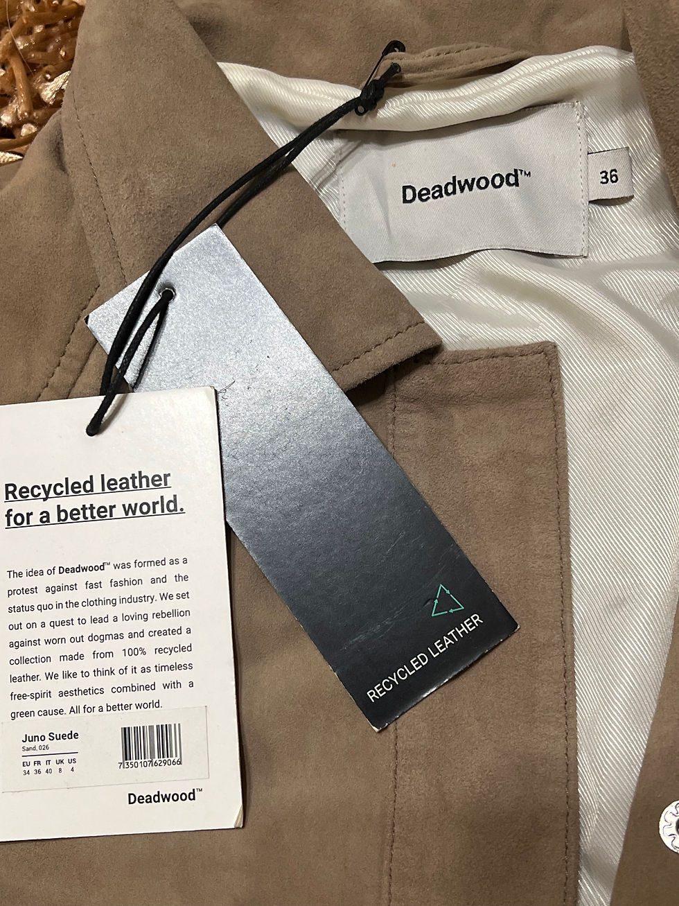 Miniaturbild: DEADWOOD Suede Leather Jumpsuit