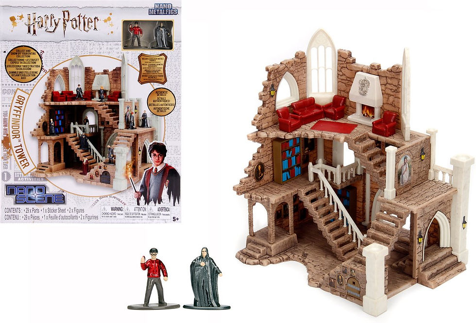 Nano Metalfigs Nano scene Harry Potter Gryffindor Tower Collectors Environment w
