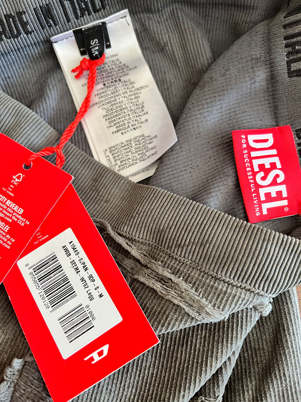 Thumbnail: Diesel Awsb-Seema-Wt02 A154490jpan-S-M leggings