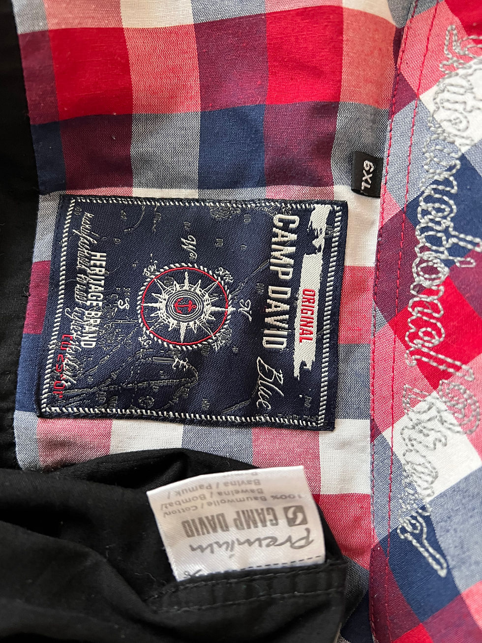 Thumbnail: Camp David black shirt with various embellishments